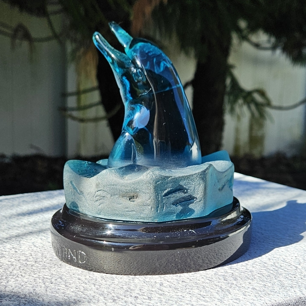 Robert Wyland Rare Dolphin Love Sculpture